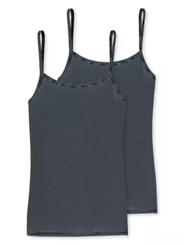 Топ Schiesser Spaghetti Modal Essentials, синий