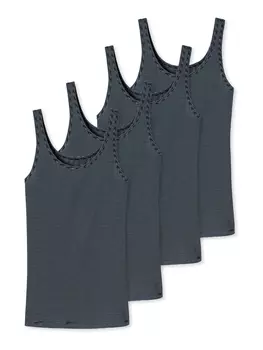 Топ Schiesser Spaghetti Modal Essentials, синий