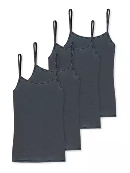 Топ Schiesser Spaghetti Modal Essentials, синий