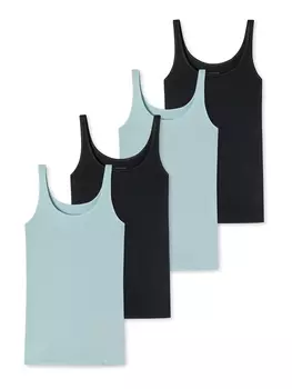 Топ Schiesser Trger 95/5 Organic Cotton, черный