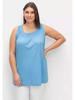 Топ sheego, цвет jeansblau