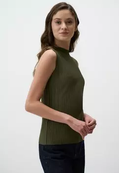Топ SLEEVELESS PLEATED Jimmy Key, хаки