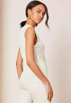 Топ SLEEVELESS REGULAR FIT Lipsy, белый