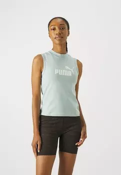 Топ Slim Logo Tank Puma, цвет turquoise surf