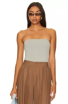 Топ SNDYS Easy Strapless, серый