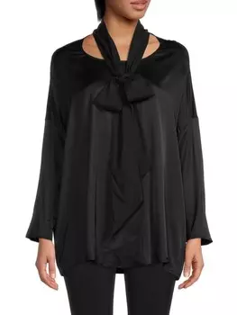 Топ Sonia Rykiel с завязками и заниженными плечами, черный