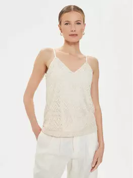Топ стандартного кроя Vero Moda, экрю
