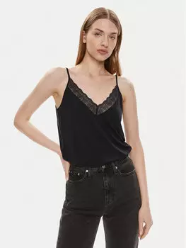 Топ стандартного кроя Vero Moda, черный