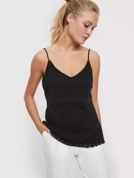 Топ стандартного кроя Vero Moda, черный