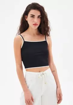 Топ STRAP CROP adL, цвет black