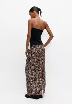 Топ STRAPLESS GATHERED PULL&BEAR, черный