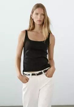Топ STRAPPY Massimo Dutti, черный