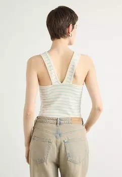 Топ STRIPE Calvin Klein Jeans, черный