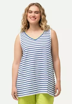 Топ STRIPED Ulla Popken, синий
