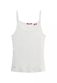 Топ Superdry Essentials, светло-серый