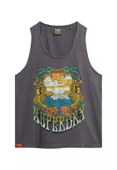 Топ Superdry Psych Surf, антрацит