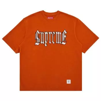 Топ Supreme Old English Short-Sleeve Top, оранжевый