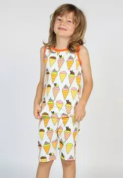 Топ TANK MIT EISCREME SET Smfolk, бежевый