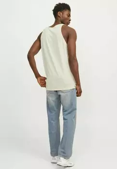 Топ TANK RUNDHALS Jack & Jones, бежевый