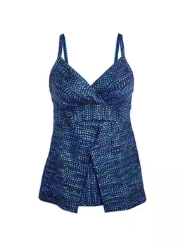 Топ танкини Dot Com Cleo Miraclesuit Swim, синий
