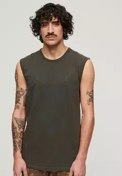 Топ TATTOO GRAPHIC Superdry, цвет vintage black