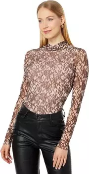 Топ Ted Baker Jumila Fitted High Neck Top, цвет Nude/Pink