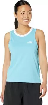 Топ The North Face Simple Logo Tri-Blend Tank, цвет Norse Blue Heather