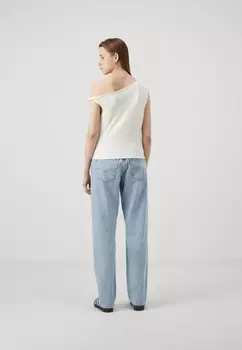 Топ TINY TWIST Abercrombie & Fitch, белый