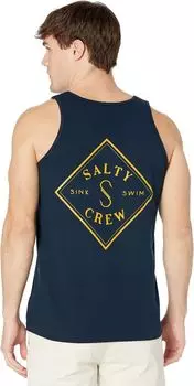 Топ Tippet Tank Salty Crew, темно-синий