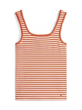 Топ TOMMY HILFIGER, коричневый