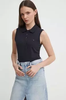 Топ Tommy Hilfiger, темно-синий