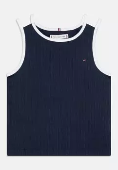 Топ Tommy Hilfiger, темно-синий