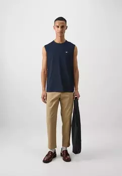 Топ Tommy Hilfiger, тёмно-синий Badge Tank