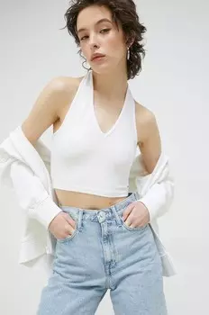 Топ Tommy Jeans, белый