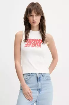 Топ Tommy Jeans, белый
