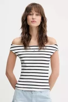 Топ Tommy Jeans, белый