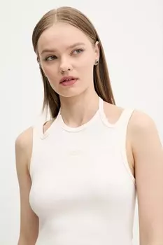 Топ Tommy Jeans, бежевый