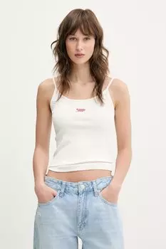 Топ Tommy Jeans, бежевый