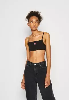 Топ Tommy Jeans, черный