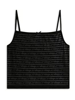 Топ Tommy Jeans, черный