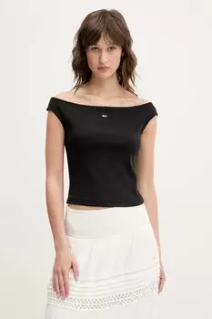 Топ Tommy Jeans, черный