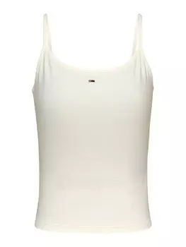 Топ Tommy Jeans Essential, белый