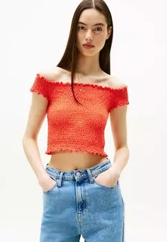 Топ Tommy Jeans, красный