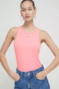 Топ Tommy Jeans, розовый