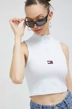 Топ Tommy Jeans, синий