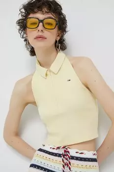 Топ Tommy Jeans, желтый