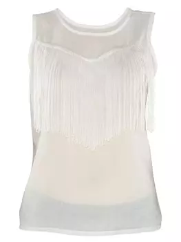 Топ TOOCHE Long Capri, белый