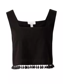 Топ TOPSHOP, черный