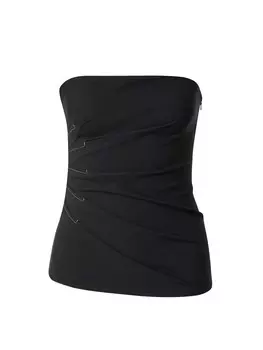 Топ TOPSHOP, черный