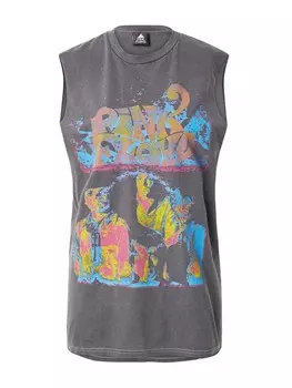 Топ TOPSHOP Pink Floyd, темно-серый